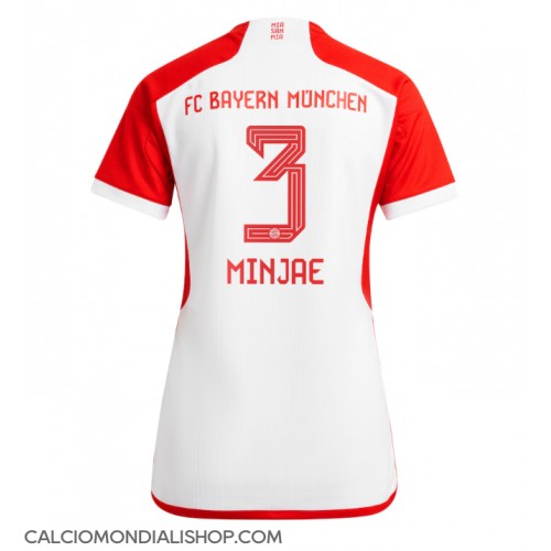 Maglie da calcio Bayern Munich Kim Min-jae #3 Prima Maglia Femminile 2023-24 Manica Corta